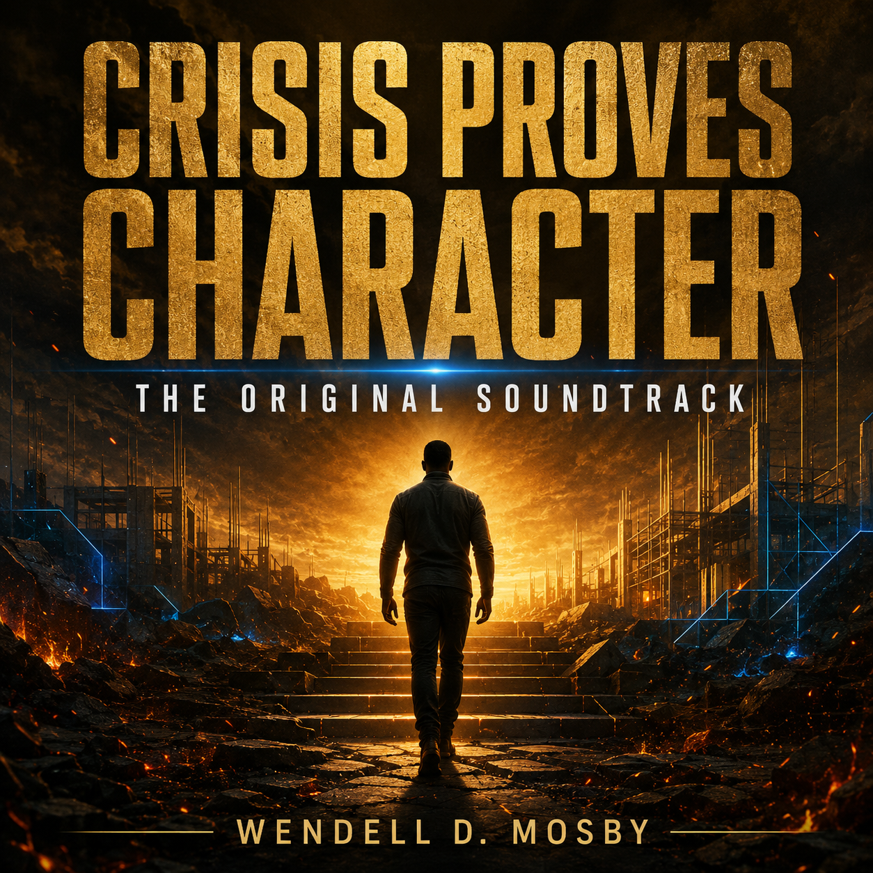 Crisis Proves Character original soundtrack album cover by Wendell D. Mosby